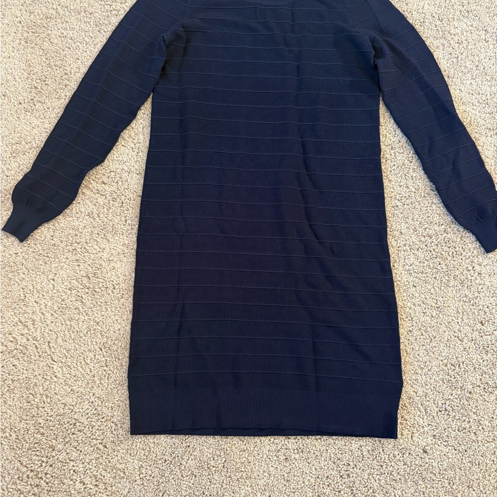 Michael Kors Navy Long Sleeve Dress - Picture 2 of 5